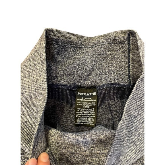 Victoria's‎ Secret PINK Blue & Grey Marl Seamless Classic High Waist Leggings - Picture 6 of 8